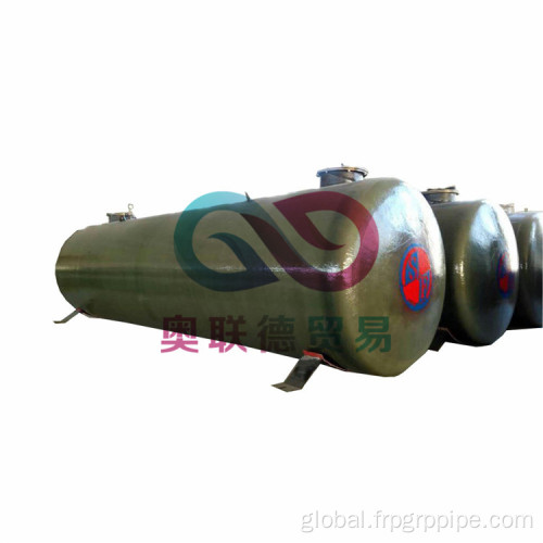 Gasoline Storage Tank 30000liters FRP Horizontal Oil Fuel Storage Tank Supplier